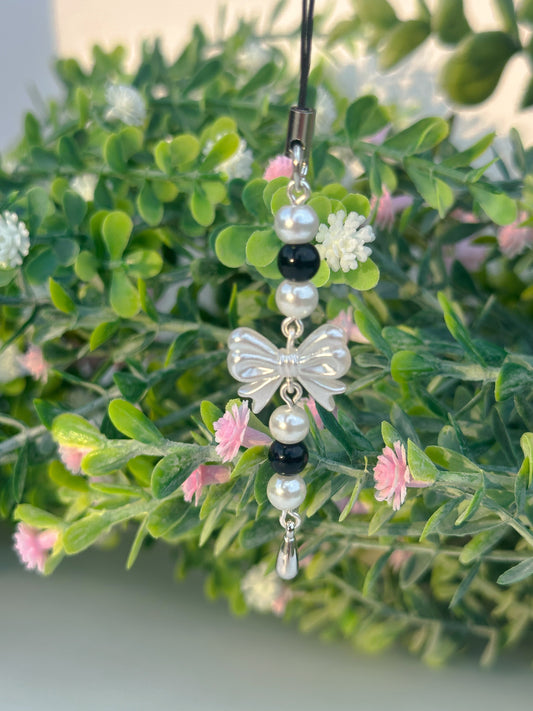 Ribbon Charm - Black