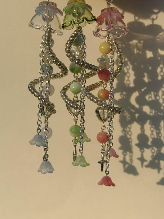 Bellflower Whimsy Keychains